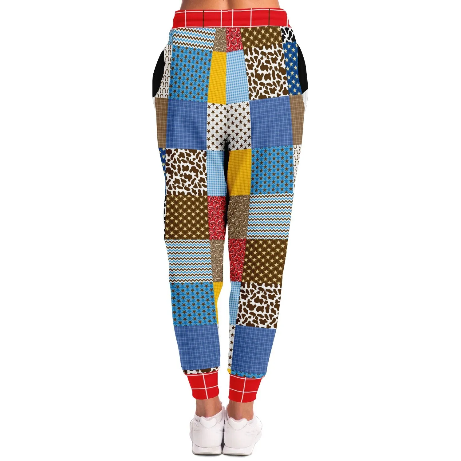 Western Edition Country Patchwork Eco-Poly Unisex Joggers