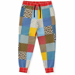 Western Edition Country Patchwork Eco-Poly Unisex Joggers