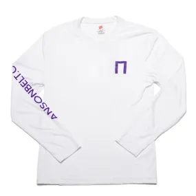 White Anson Belt Performance Long Sleeve Tee w/ Hanes Sport™ Men's FreshIQ™ Cool DRI® technology