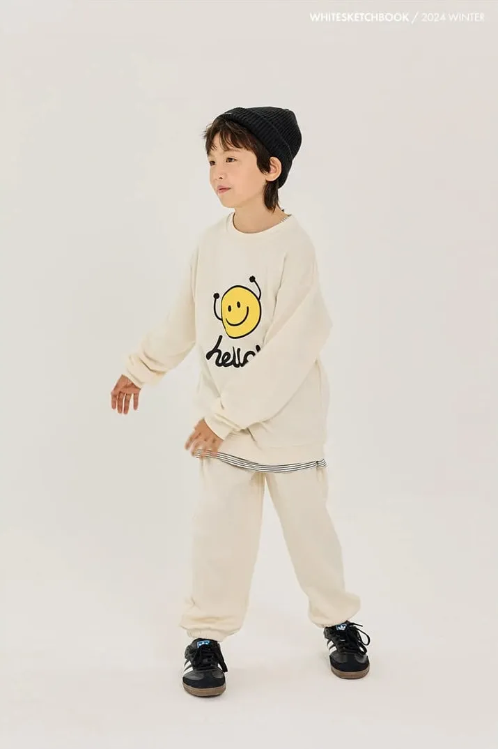 Whitesketchbook Hello Smile Fleece Set