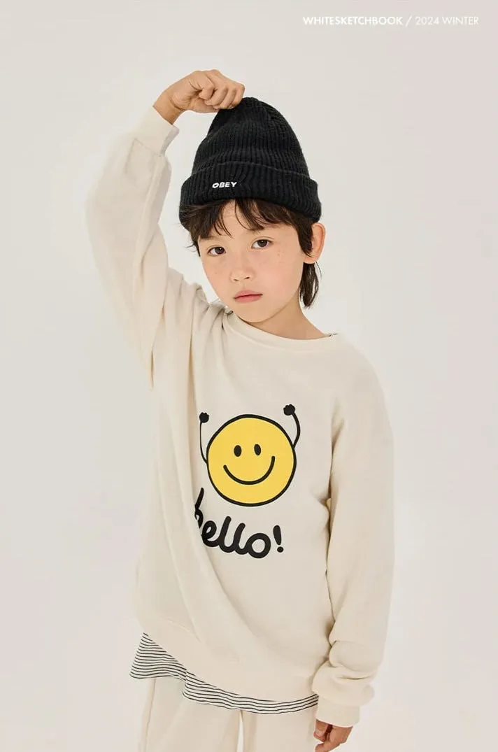 Whitesketchbook Hello Smile Fleece Set