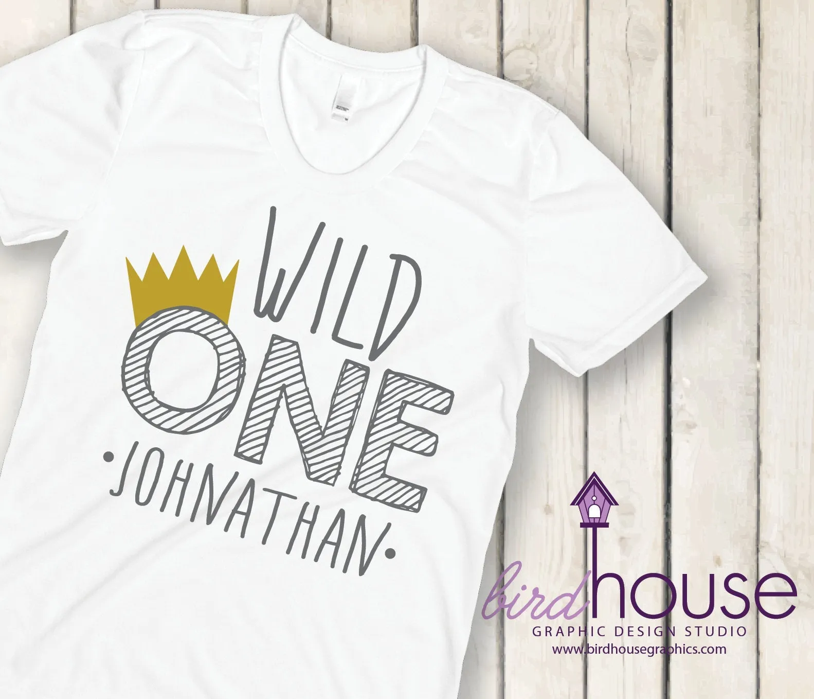 Wild One Birthday Shirt, Where the Wild Things Are Personalized Tee