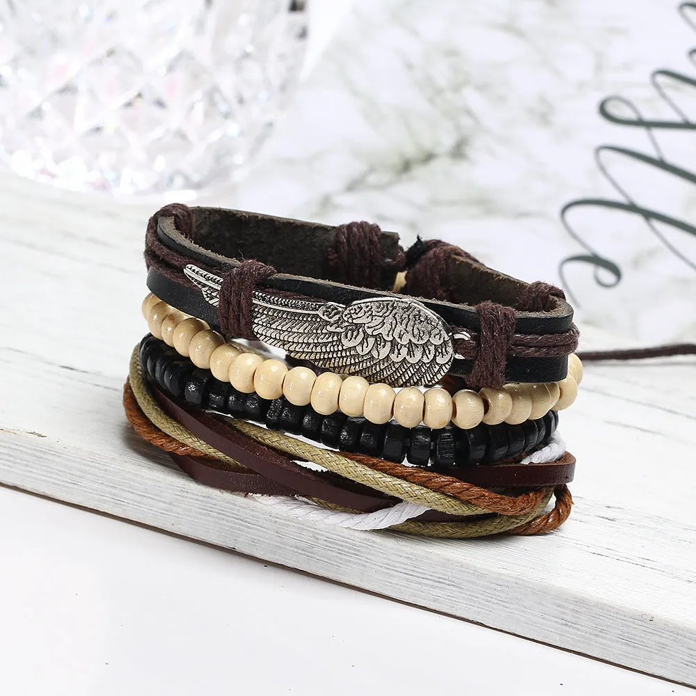 Wing multi-layer bracelet