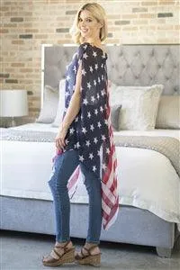 Women’s Flag Poncho