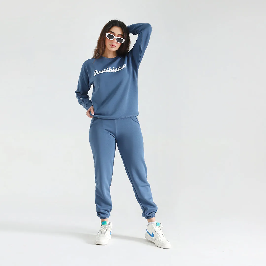 Yale Blue Blank Fleece Joggers